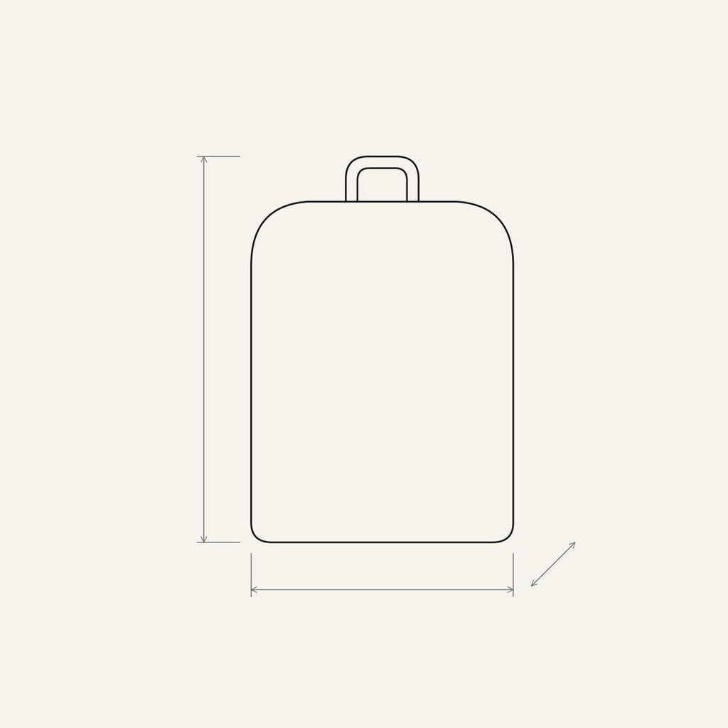 Sac à dos cabine 3-en-1 — schéma de la famille de produit