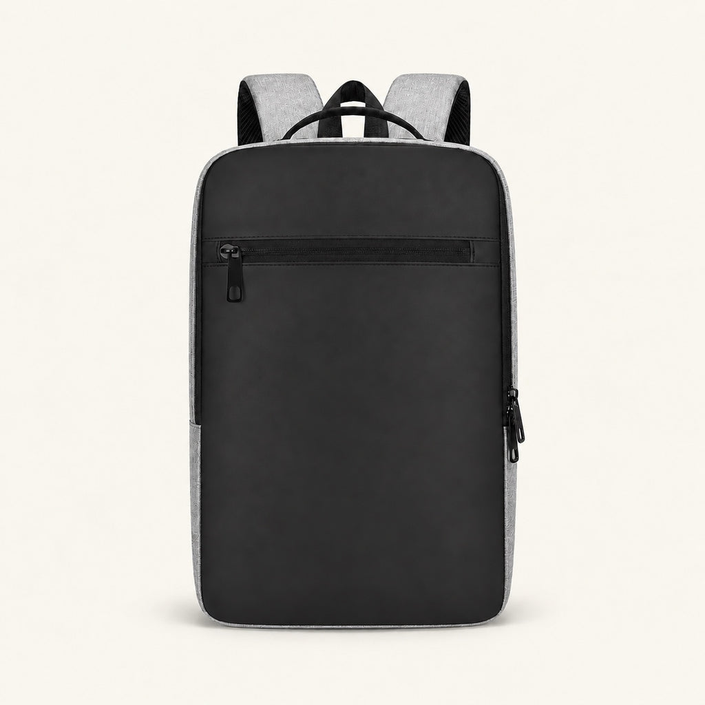 Sac à dos ordinateur à tracé graphique — packshot sur fond ivoire
