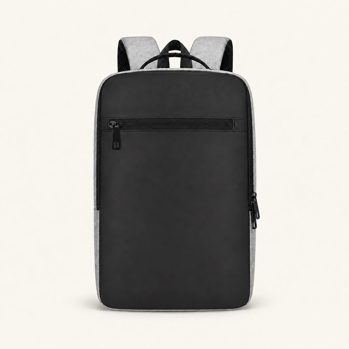 Sac à dos ordinateur à tracé graphique — packshot sur fond ivoire