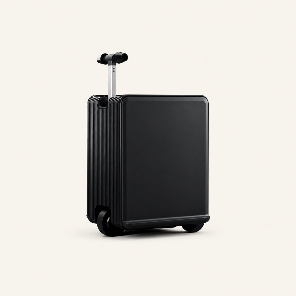 Valise cabine électrique 40 L — packshot sur fond ivoire