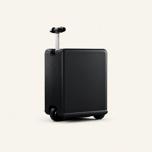 Valise cabine électrique 40 L — packshot sur fond ivoire
