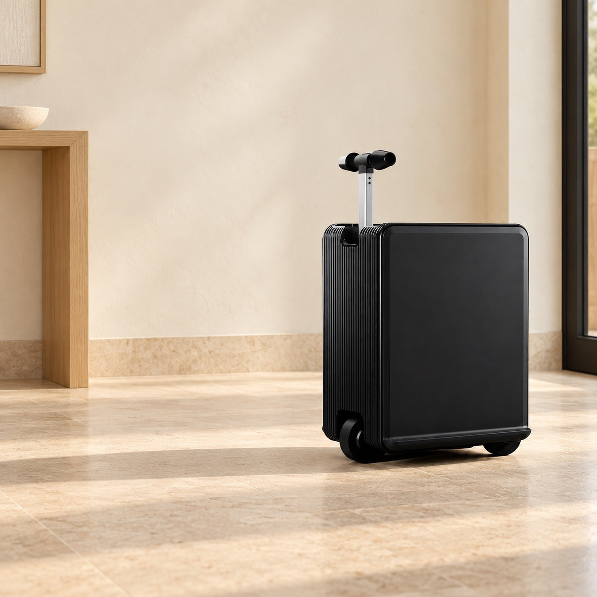 Valise cabine électrique 40 L — mise en situation