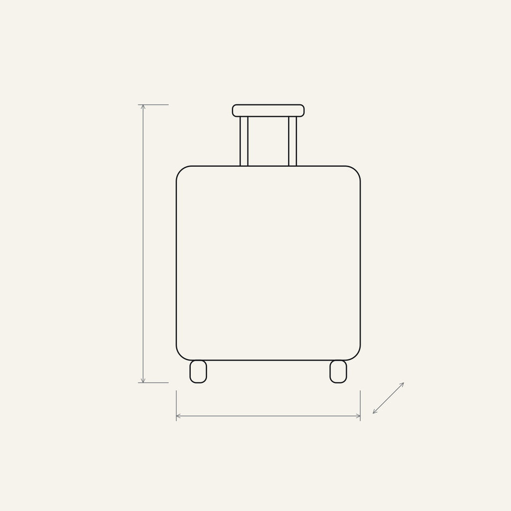 Valise cabine électrique 40 L — schéma de la famille de produit