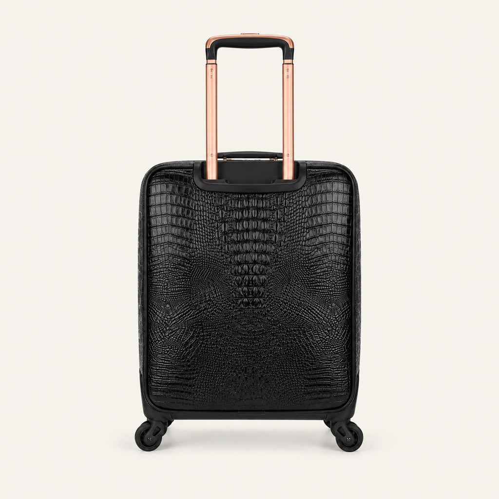 Valise souple façon cuir grainé — 3 tailles — packshot sur fond ivoire