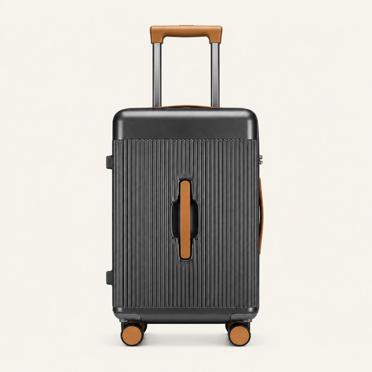 Valise en soute 66 L, coque ABS et polycarbonate — packshot sur fond ivoire